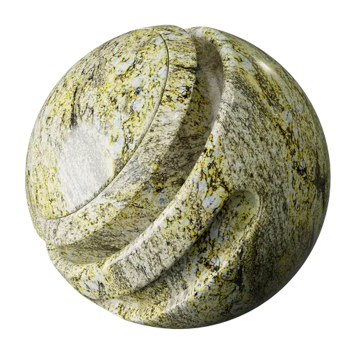 Yellow marble