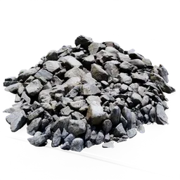 Rock Pile in River