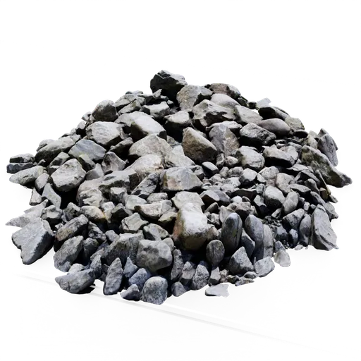 Rock Pile in River