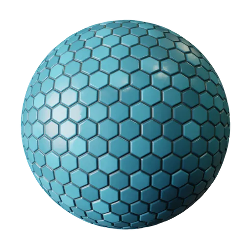Tiles hexagonal chamfered