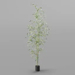 Artificial Potted Mini Bamboo Tree