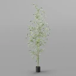 Artificial Potted Mini Bamboo Tree