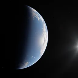 Earth Atmosphere in Space