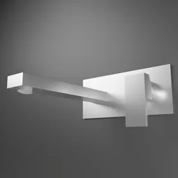 Steel Wall faucet - squared