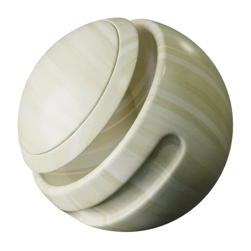 High-resolution PBR light wooden material texture for 3D modeling and rendering in Blender and compatible applications.