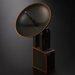 Sci-fi communication dish