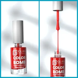 Nail paint drop animation