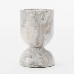 "Get creative with this marbled vase 3D model for Blender 3D, featuring a white and grey base in the style of Juergen Teller. Perfect for table decoration, the vase is designed by Arvid Nyholm and rendered in Redshift with Artgem and Geode elements. Add an amplified ritual engine to enhance your 3D artistry."