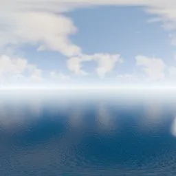 Sunny Ocean Horizon Sky HDRI