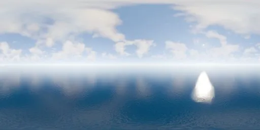 Sunny Ocean Horizon Sky HDRI