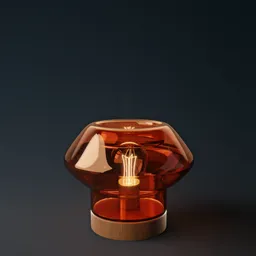 Table Lamp Rocco Amber