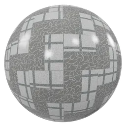 High-resolution PBR gray straw basket texture for 3D modeling in Blender and other applications.