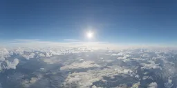 Above Atmosphere Clouds Landscape