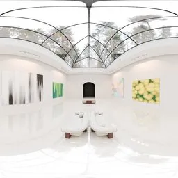 Art Gallery Museum Interior HDRI