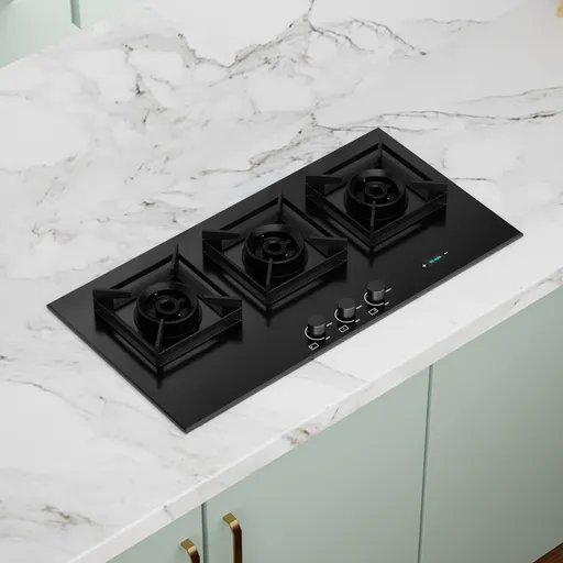 Three Burner Gas Cooking Hob