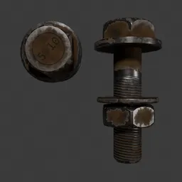 Dirty Flanged Bolt