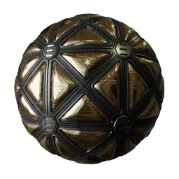 Scifi Gold Foil Retaining Mesh