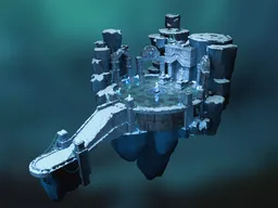 Stylized Dungeon with Snow
