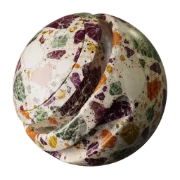 Plum Golden Chip Terrazzo