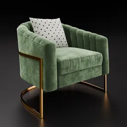 Armchair Carter Velvet