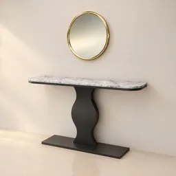 Modern Marble Console