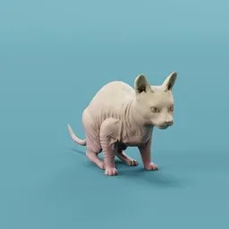 Sphynx cat figurine