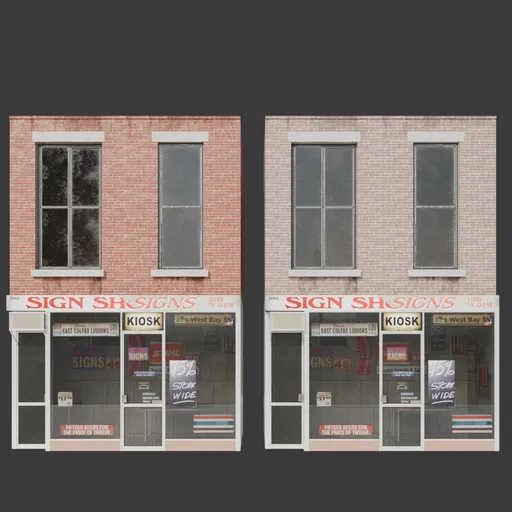 Sign shop buidling