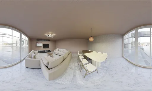Modern Open-Plan Living & Dining Room