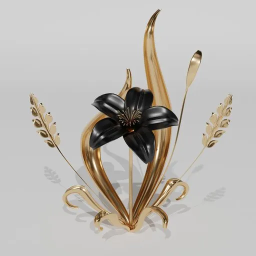 Black Flower