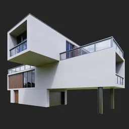 Modern wooden house