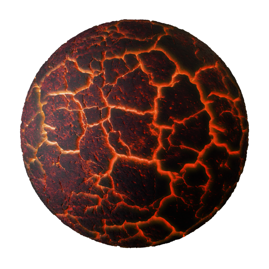 Lava | FREE 3D ground materials | BlenderKit