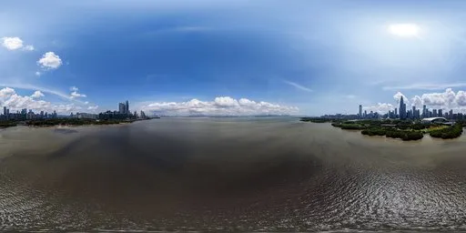 Sunlight on the sea surface HDRIs