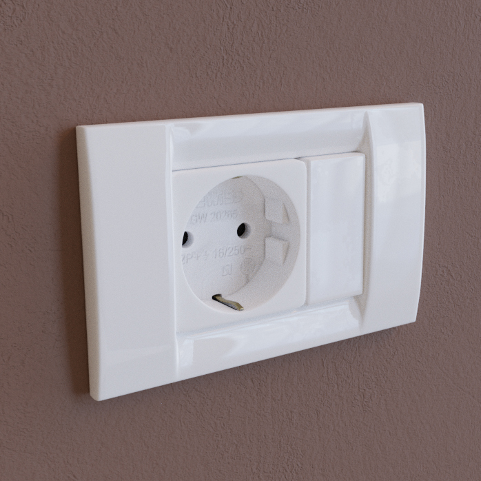 Electrical Outlet (TypeC) FREE Miscellaneous models BlenderKit