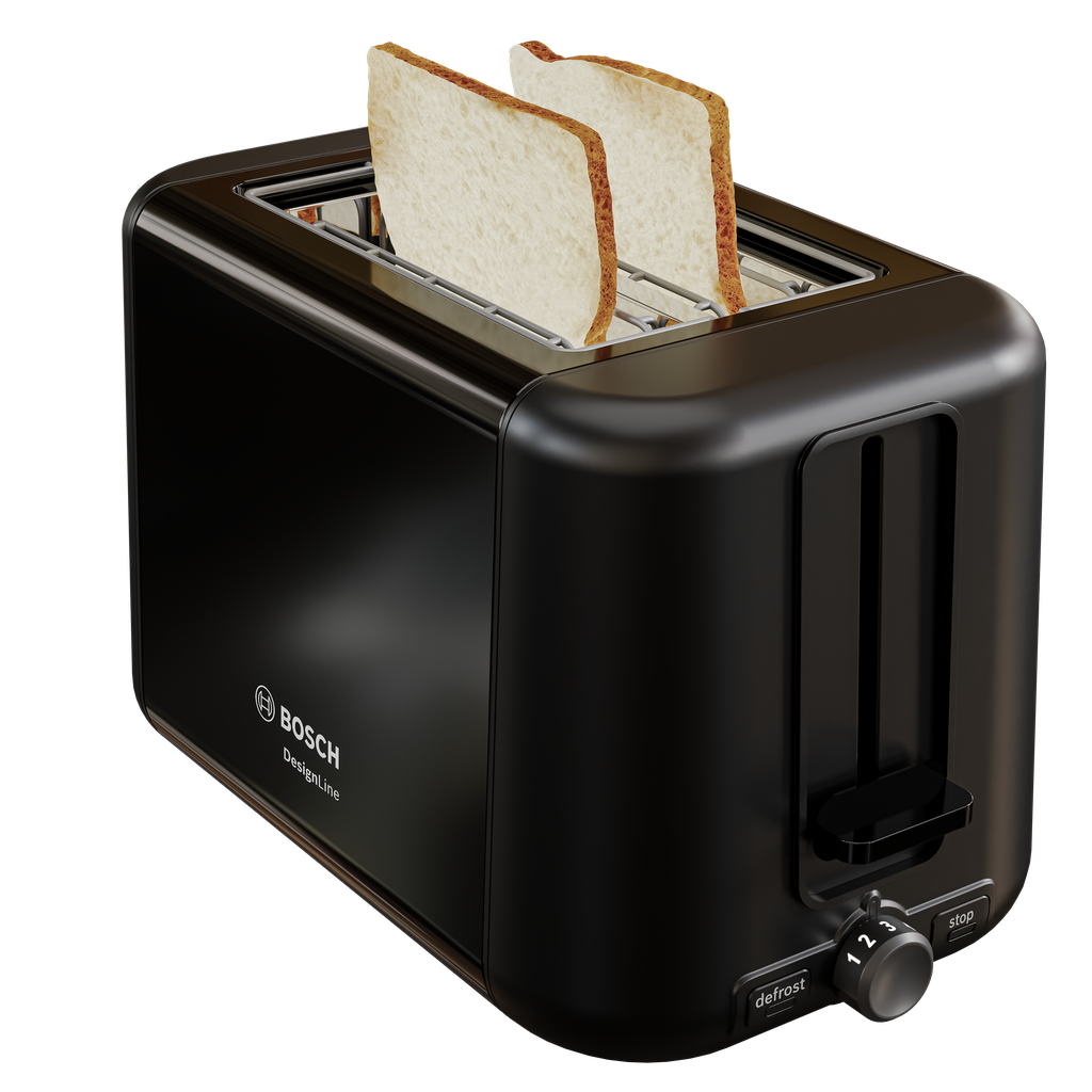 Bosch TAT3P423 Electric Toaster | Kitchen Appliances models | BlenderKit