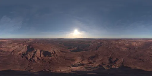 Sunny Clouds Landscape