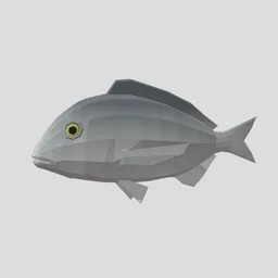 Low Poly Seabream