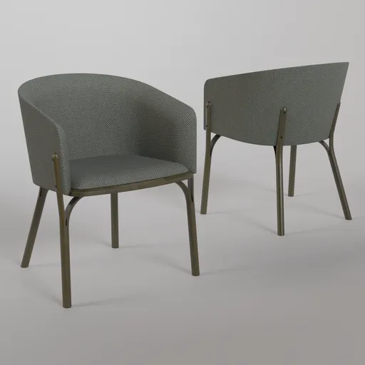 Split Armchair B580