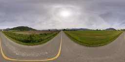 Road Country Side Sunny Day