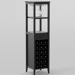 Wine Tower Cabinet