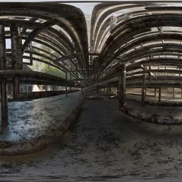 Rusty Industrial Structure