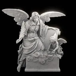 Angel with tender atmosphere