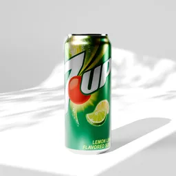 7up Beverage Bottle