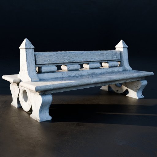 Stone Bench | Benches models | Blendkit