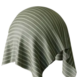 Stripe Green Velvet