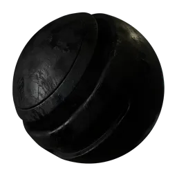 High-resolution PBR Asphalt Material for 3D modeling in Blender, depicting realistic street surfacing texture.