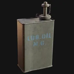 WW2 American Army Lubricant Can