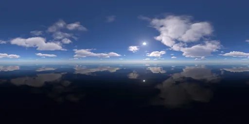 Beautiful clouds and daytime sunshine