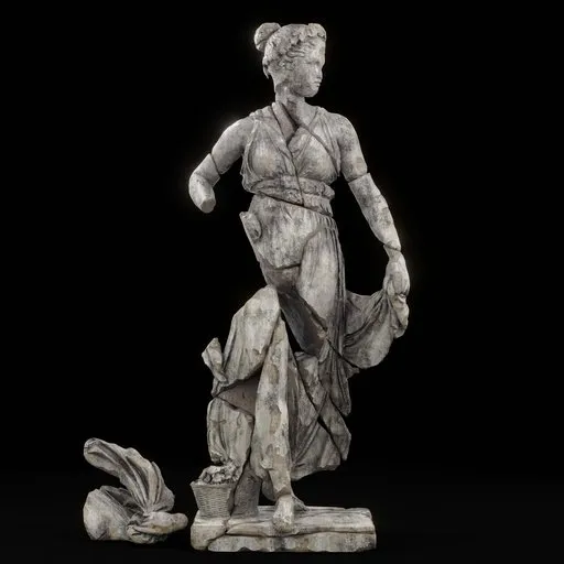statue of Dancing_Girl_dmg