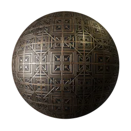 Bronze Geometric Lattice