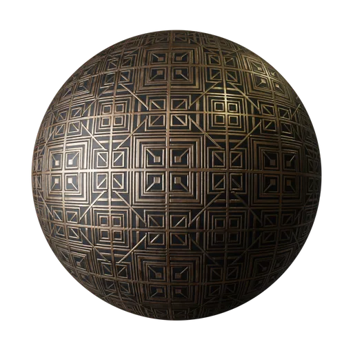 Bronze Geometric Lattice